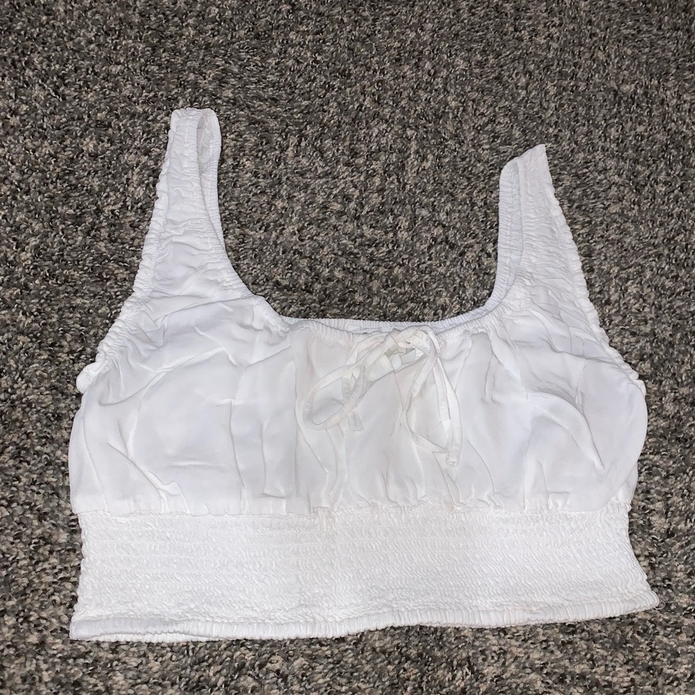 Forever Summer Smocked Top - White